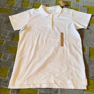 New Girls 100% Cotton White size 14 S/S  Shirt